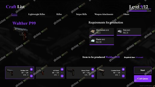 [PAID] GKSCraft | Advanced crafting system [ESX-QB] thumbnail 4