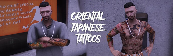 [PAID] [ADDON] 42 Japanese/Gang/Oriental Tattoos by Divined Thumbnail