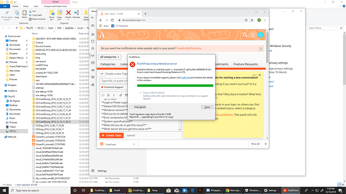 Error starting fivem assertion failure - FiveM Client Support - Cfx Forum