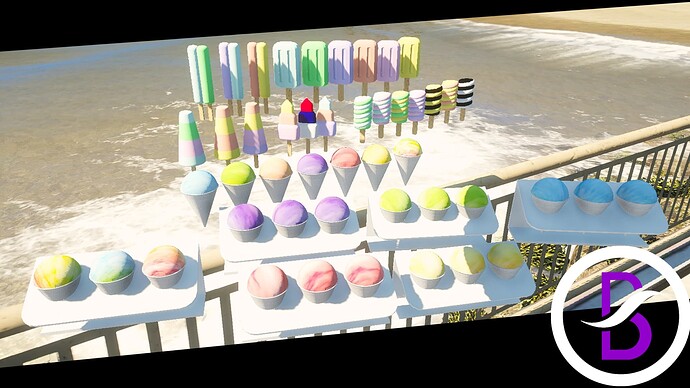 Ice pops | snow cones | props Thumbnail