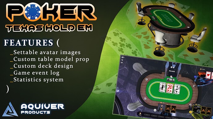 [SALE] [ESX / QBCore] [PAID] Texas Holdem Poker Version 2.0 Thumbnail