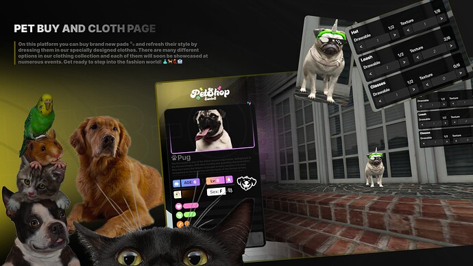 Lab-pet v2 | with customizable pet clothing system thumbnail 3