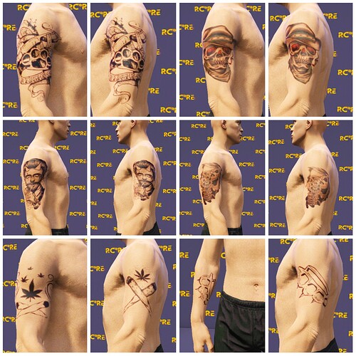[ADDON] Gangster Tattoo Pack - RCore Tattoo thumbnail 6