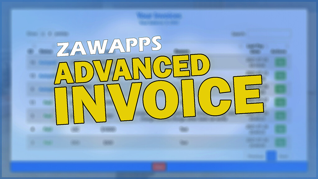 [Release] [ESX] Advanced Invoice System - FiveM Releases - Cfx.re Community
