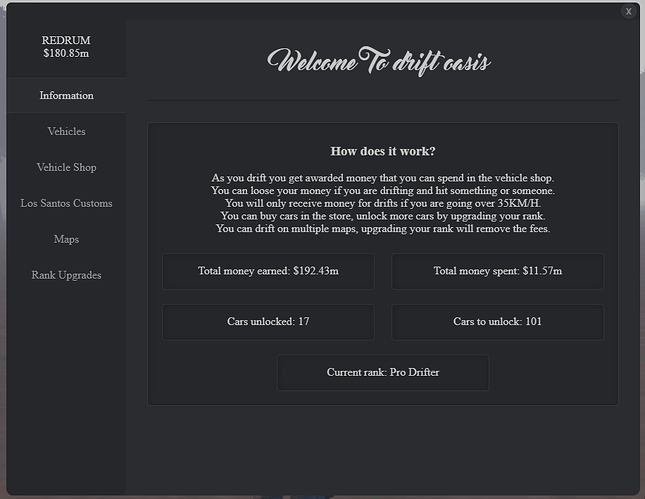 Custom Drift Gamemode - FiveM Releases - Cfx.re Community