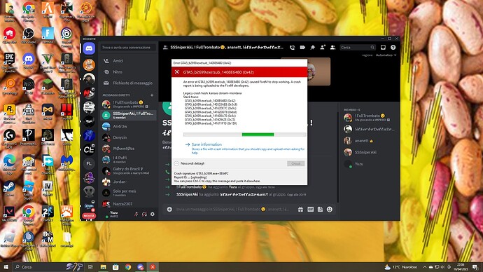 crash - FiveM Client Support - Cfx Forum