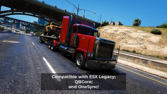 Trucking Job | Co-Op Functionality [ESX/QBCore] thumbnail 6