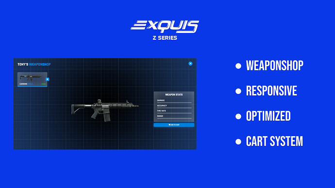 [PAID][ESX] Advanced Manageable Weaponshop | Z Series | Exquis Thumbnail
