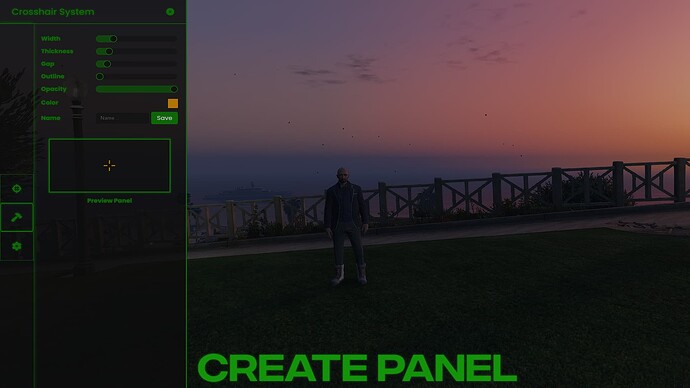 [ESX] [PAID] At0m CrosshairSystem 2.0 thumbnail 3