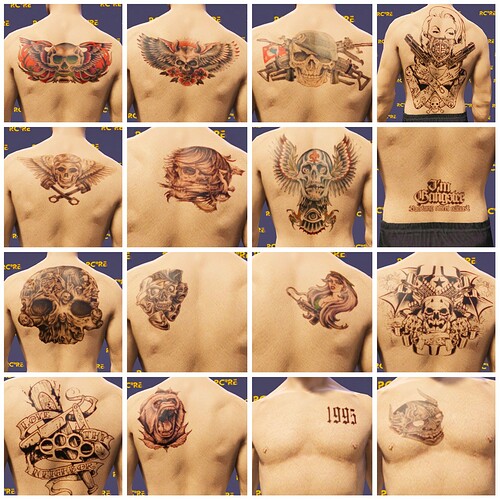 [ADDON] Gangster Tattoo Pack - RCore Tattoo thumbnail 3