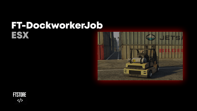 [PAID] FT-DockworkerJob | Ship some containers! [ESX] Thumbnail