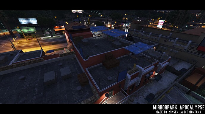 Mirror Park Safezone / Military HQ Apocalypse MAP thumbnail 11