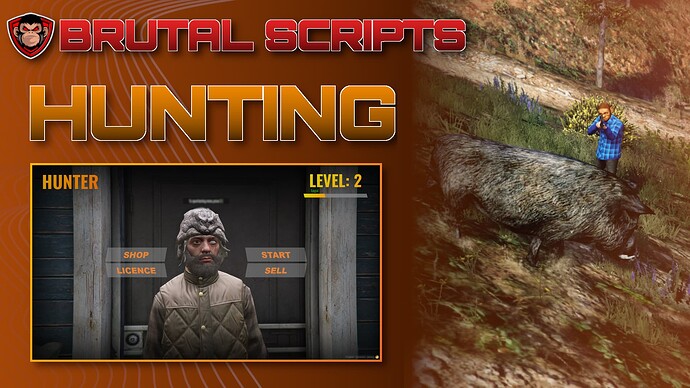 Hunting [ESX/QBCORE) Thumbnail