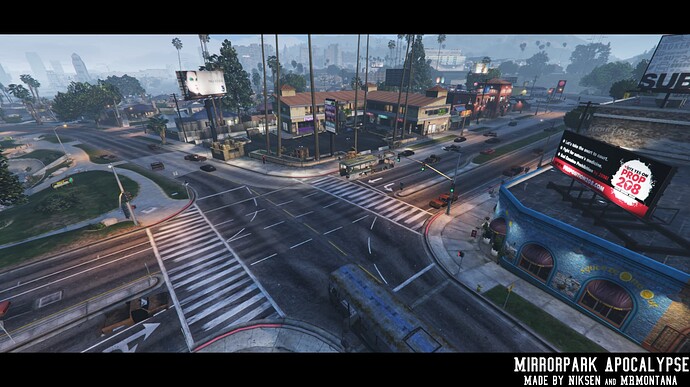 Mirror Park Safezone / Military HQ Apocalypse MAP thumbnail 15