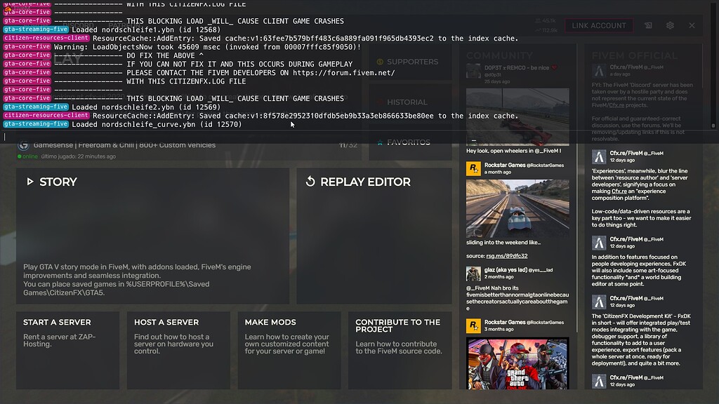 My Fiven Citizen Crashes - FiveM Client Support - Cfx.re Community