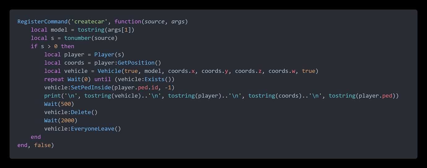[RELEASE][WIP] Lua *classes* for everyone - FiveM Releases - Cfx.re ...