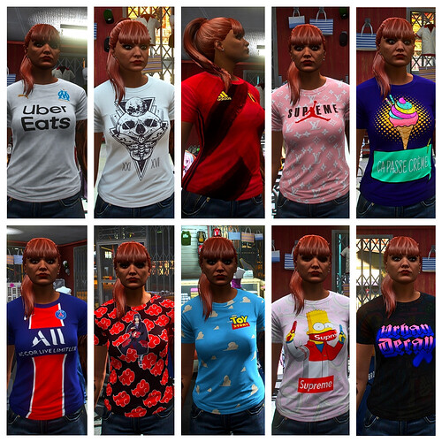 [RELEASE][PAID]26 T-Shirt pack of women and men[OPTIMISATION] Thumbnail