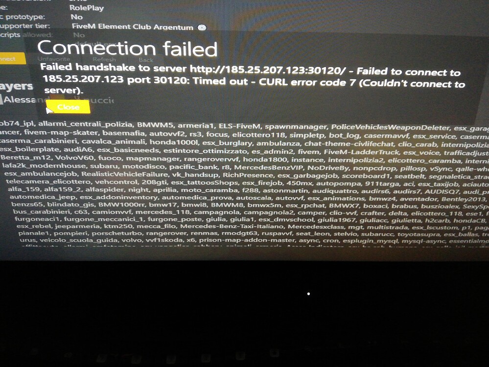 Connection problem - FiveM Client Support - Cfx Forum