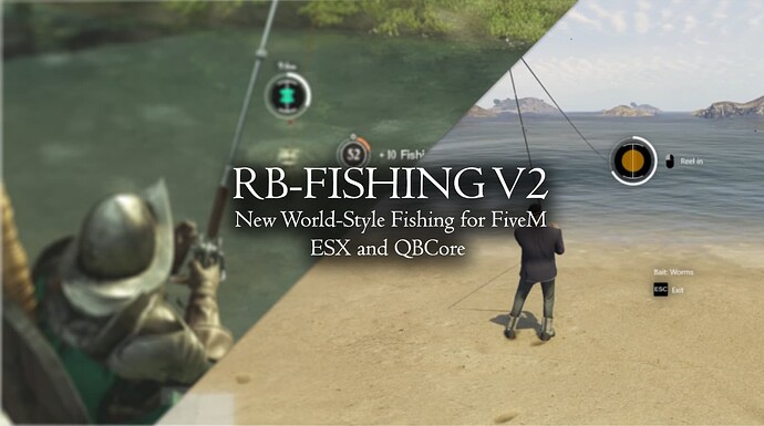 [ESX][QB] Fishing V2 - Custom Fishing for FiveM! Thumbnail