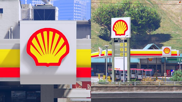 [MAP] [PAID] Shell Gas Stations (Modern) Thumbnail