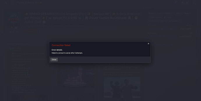 server error