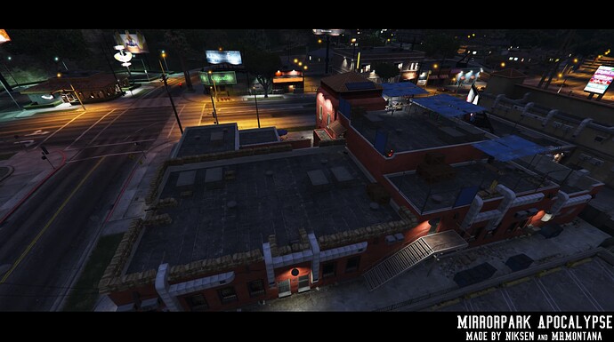 Mirror Park Safezone / Military HQ Apocalypse MAP thumbnail 7