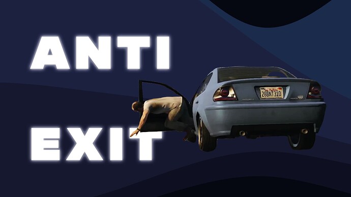 [ESX] [FIVEM] [5d] VEH EXIT SCRIPT Thumbnail