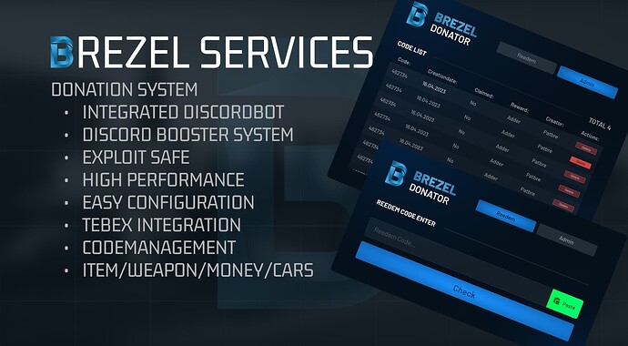 [ESX LEGACY] [DISCORDBOT] [TEBEXLINK] Donatorsystem Thumbnail