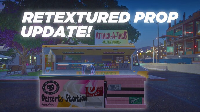 QBCORE - Infinity Icecream counter (Updated) (Very Optimised & New Design) [FIVEM] Thumbnail