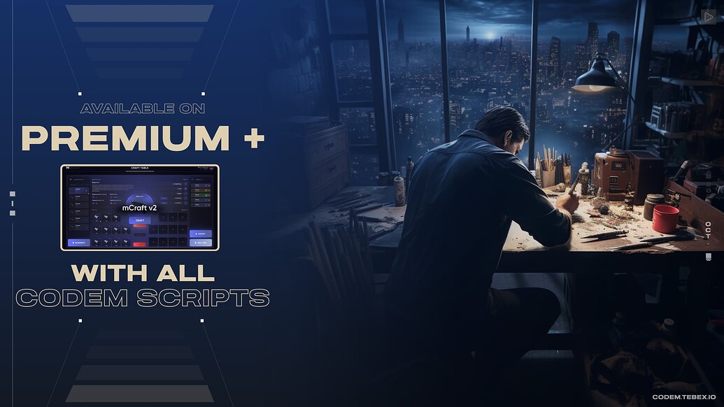 CodeM mCraft v2 ( Advanced Craft System ) - FiveM Releases - Cfx Forum