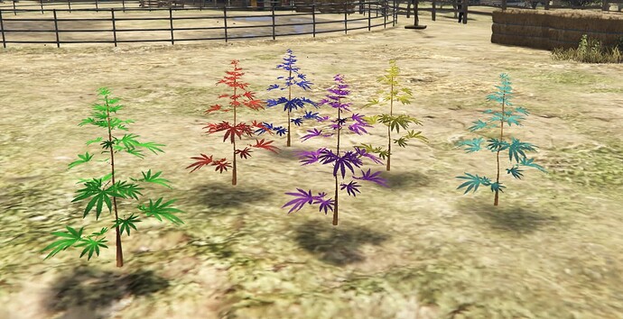[PROP][PAID] Shuffler's CLASSIC Colorful Weed Plants! thumbnail 3