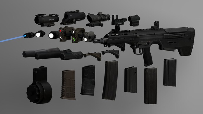 [Custom Weapon] Customizable DT MDR 7.62x51 | FiveM | Animated | Add-on Thumbnail