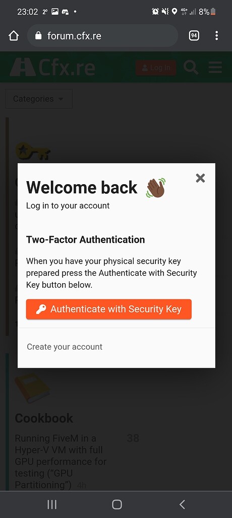 2FA issue Main account in forum - FiveM Client Support - Cfx.re Community