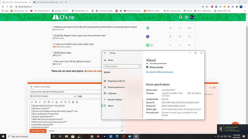 Stuck on the main gta 5 loading screen - FiveM Client Support - Cfx Forum