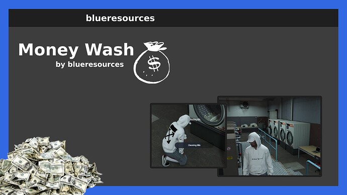 [RELEASE][QB] Blueresources Money Wash | FiveM Thumbnail