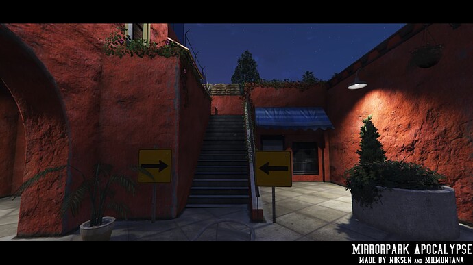 Mirror Park Safezone / Military HQ Apocalypse MAP thumbnail 13