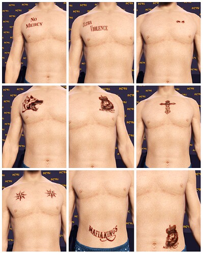 [ADDON] Mafia Kings Tattoo Pack - RCore Tattoo thumbnail 4