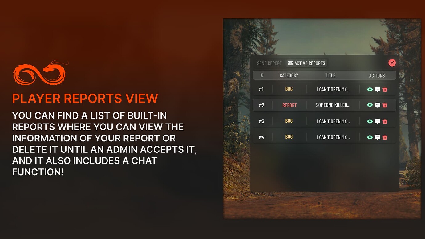 [ESX/QB] Infinity Report System - FiveM Releases - Cfx.re Community