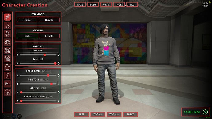 🎨 [PAID] Skineditor & Character Creation Menu [ ESX | QBCore | Standalone ] Thumbnail