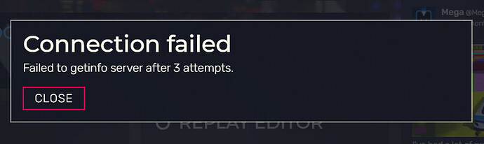 Failed to Fetch Info - FiveM Client Support - Cfx Forum