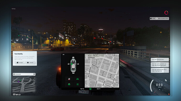 [ESX - QB] Ice_hud + CarPlay thumbnail 2