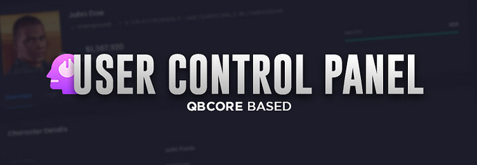 User Control Panel (UCP) - a modern dashboard for your players Thumbnail