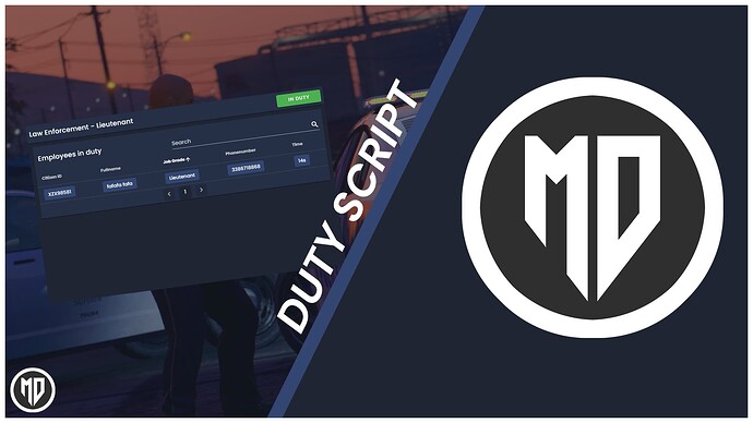 [QBCore] Momin Duty (NUI) Thumbnail