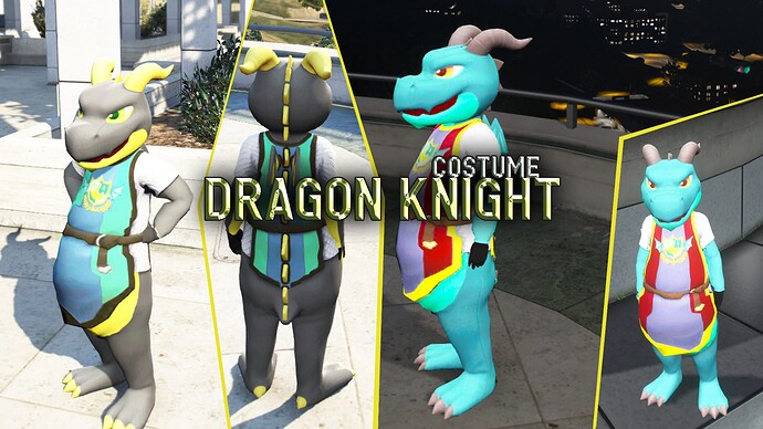 Dragon Knight Costume [Glowing] Thumbnail