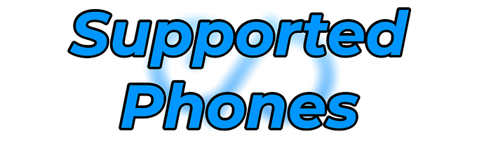 supportedPhones