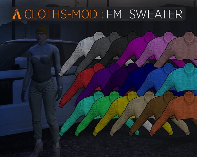 [PAID] [ADD-ON] FM_Sweater for mp_female_freemode Thumbnail