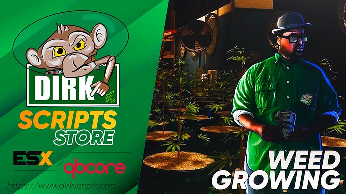 [PAID] [QBCORE][ESX] Weed Grow Thumbnail
