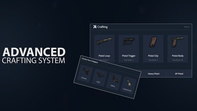 [PAID] Advanced Crafting System - Ron Scripts Thumbnail