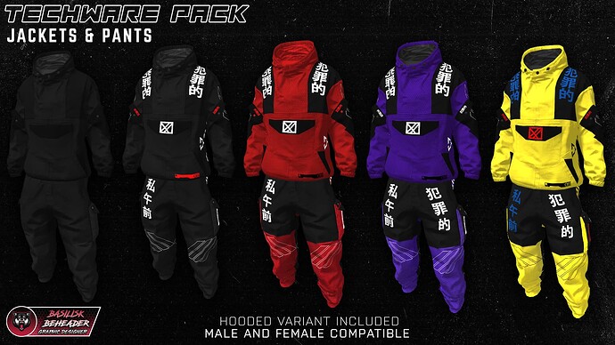 Lore Friendly Techware Clothing Pack Thumbnail