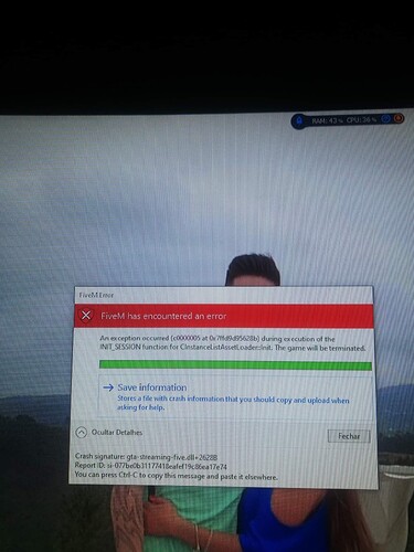 FiveM crashes when i try to enter a server - FiveM Client Support - Cfx ...